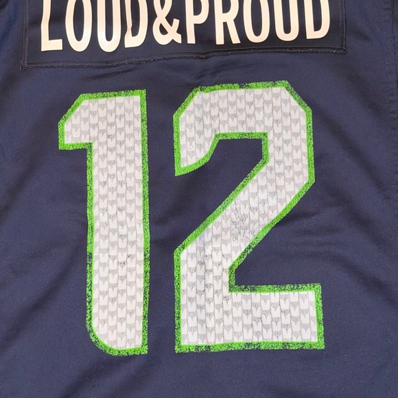 Nike Seahawks 12 Men's Custom Jersey Size L - Picture 5 of 5